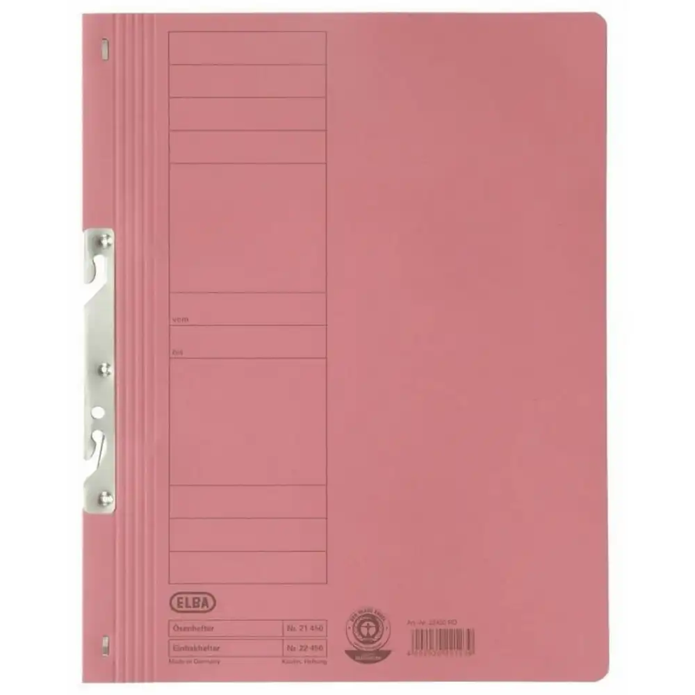 Dosar carton incopciat 1/1 ELBA – rosu