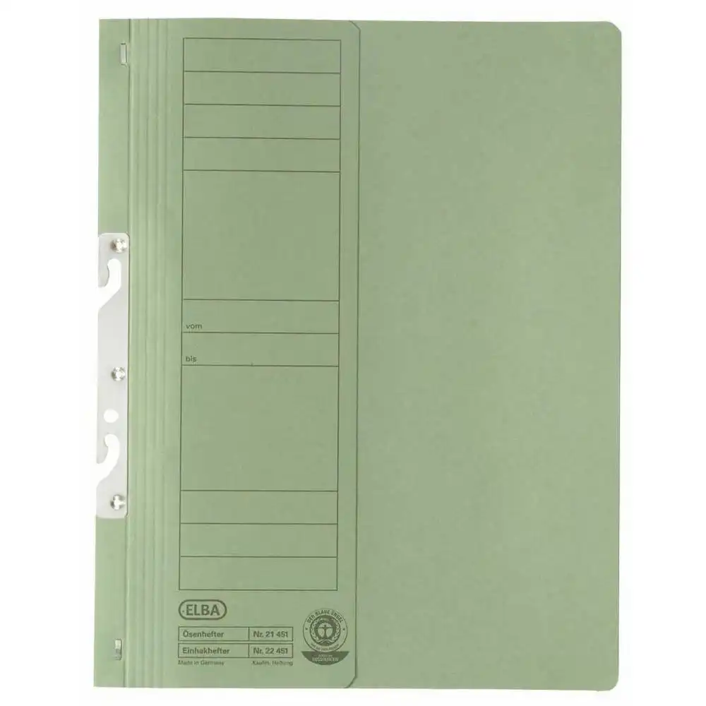 Dosar carton incopciat 1/2 ELBA – verde