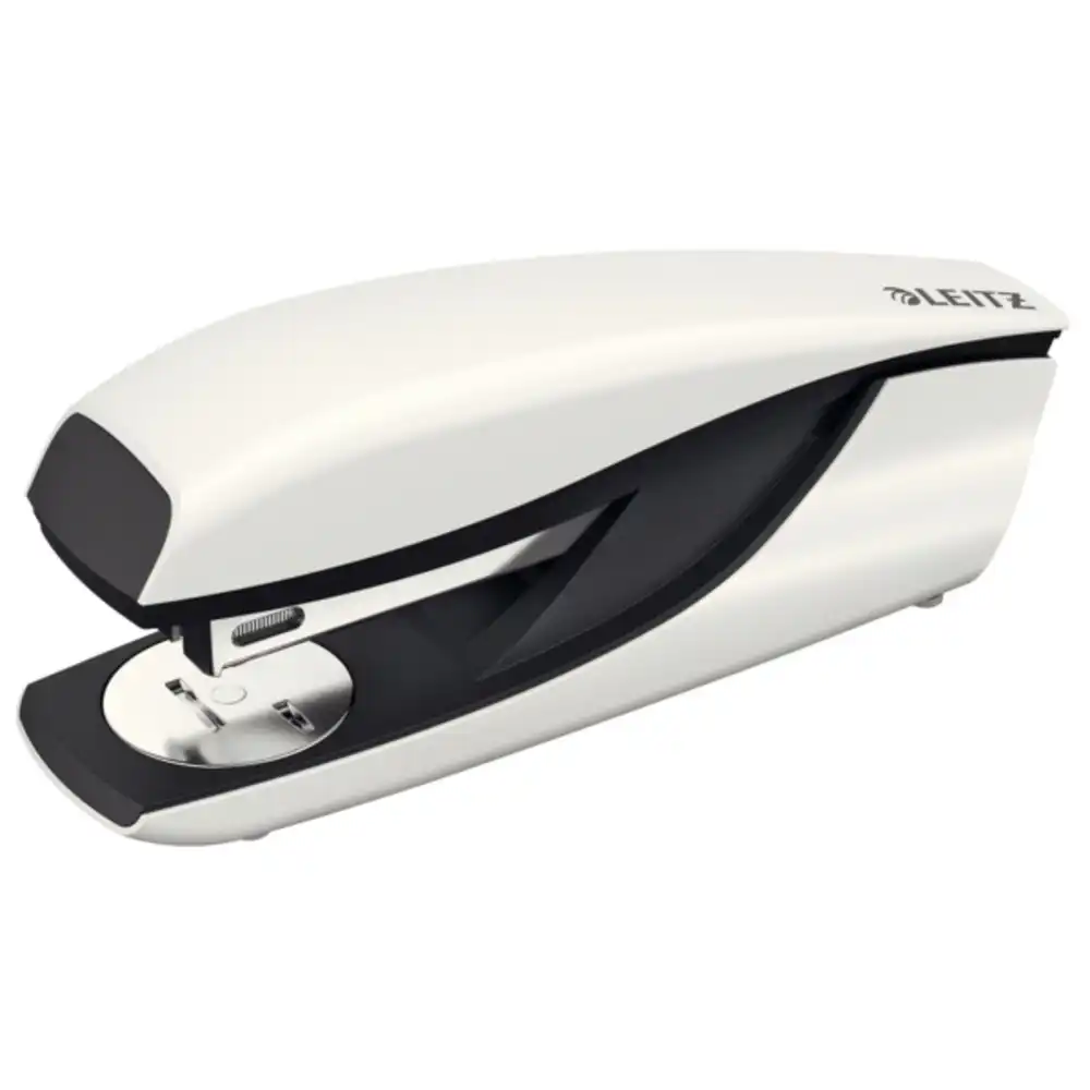 Capsator metalic, LEITZ WOW 5502 NeXXt Series, cutie, 30 coli – alb perla
