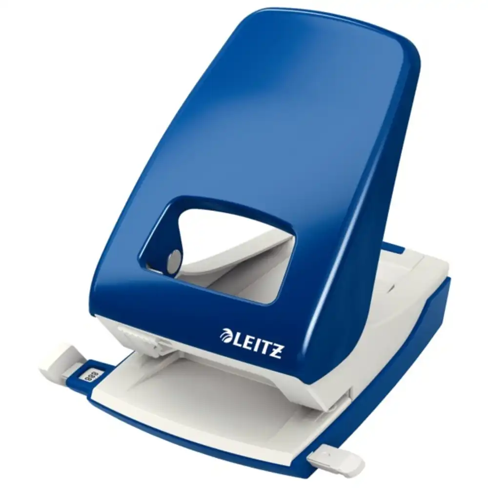 Perforator metalic LEITZ 5138 NeXXt Series, 40 coli – albastru