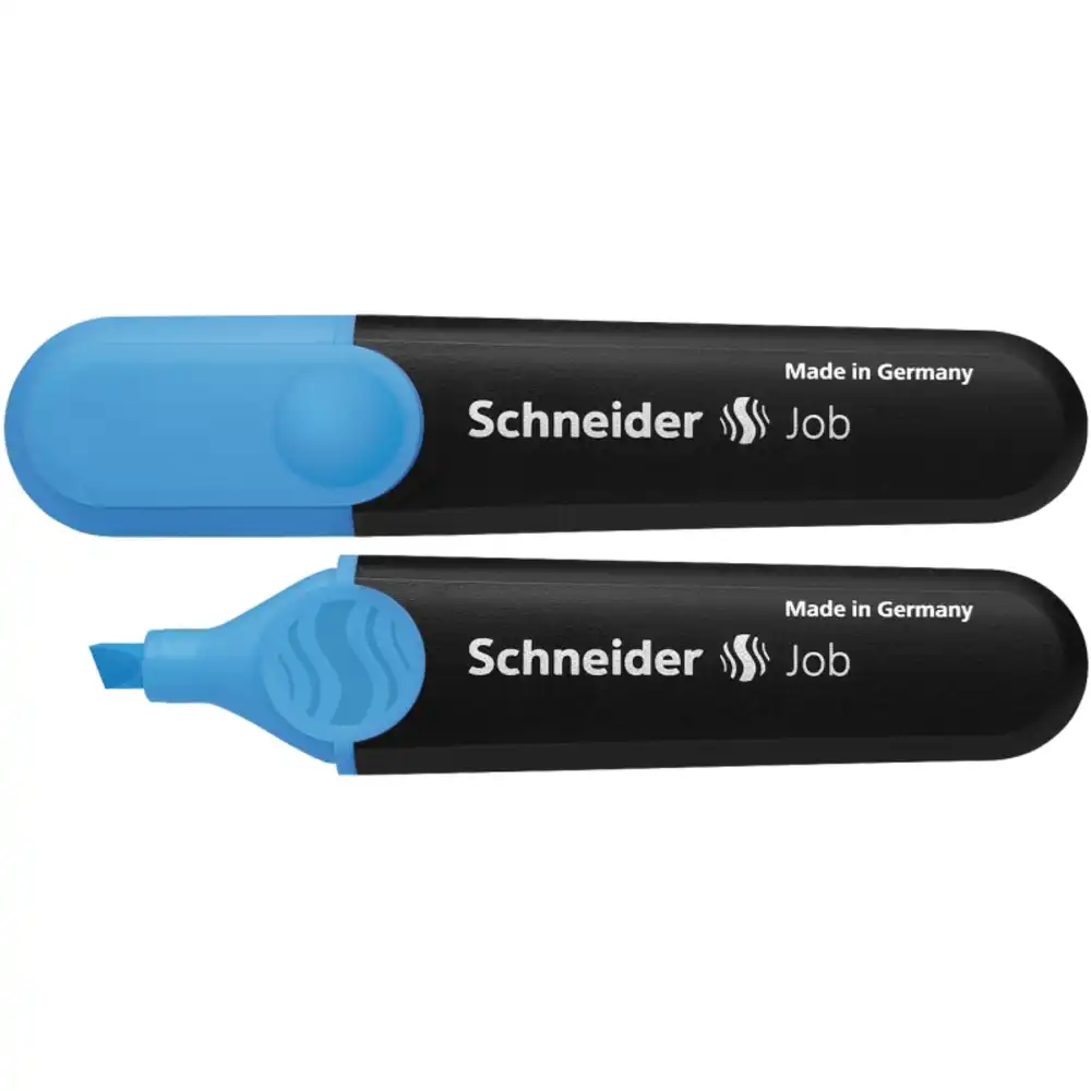 Textmarker SCHNEIDER Job, varf tesit 1+5mm – albastru