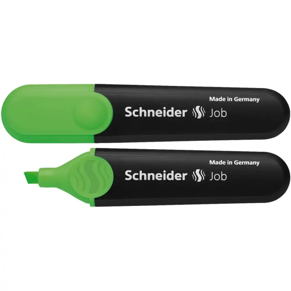 Textmarker SCHNEIDER Job, varf tesit 1+5mm – verde