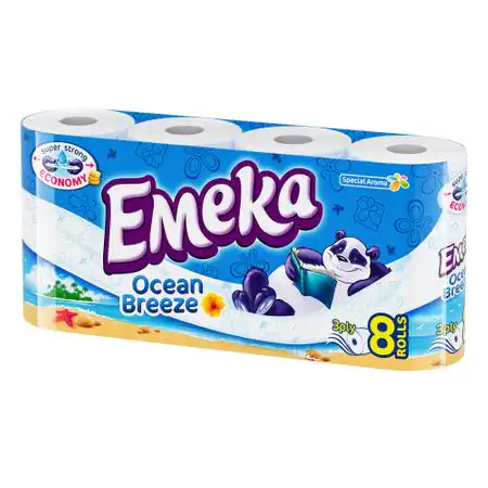 Hartie Igienica Emeka Ocean Breeze, 8 Role