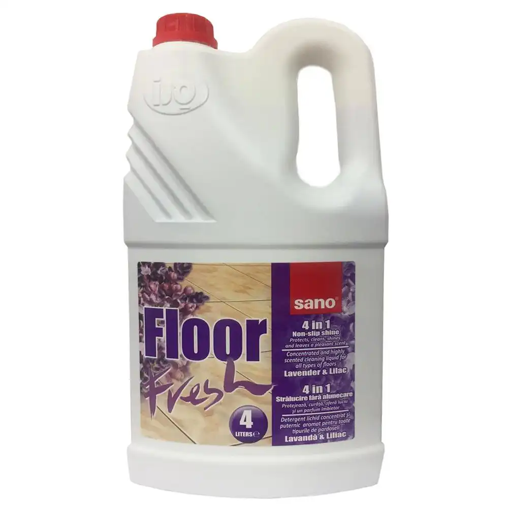 Detergent pardoseli Sano Floor Fresh Liliac 4L ACUARELE 11CULORI+1ALB DE ZINC+PENSULA