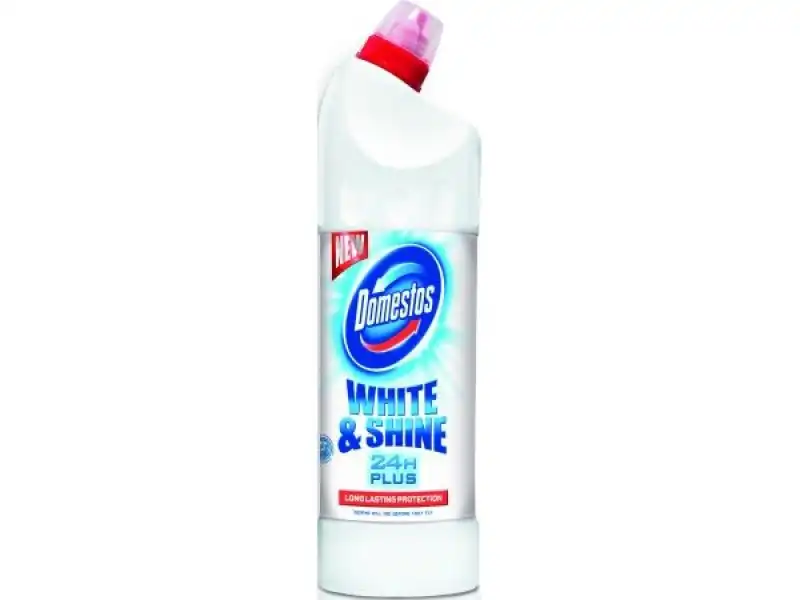 Dezinfectant wc, Domestos White Shine, 750 ml