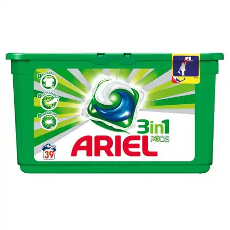 Detergent capsule Ariel 3in1 Pods Mountain Spring – 37 spalari