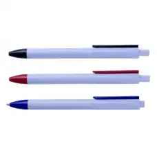 Pix plastic cu mecanism,corp alb, mina X20 si accesorii colorate No. 2558