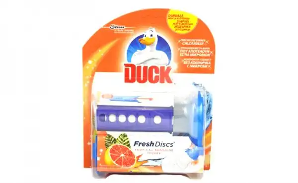 ODORIZANT WC DUCK FRESH DISCS APARAT WC, 36ML, DIVERSE SORTIMENTE ODORIZANT WC SANO, 55 G, DIVERSE SORTIMENTE