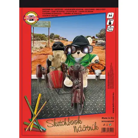Bloc de desen A4 90gr/mp, 40coli, KOH-I-NOOR