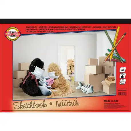 Bloc de desen A3 90gr/mp, 40coli, KOH-I-NOOR