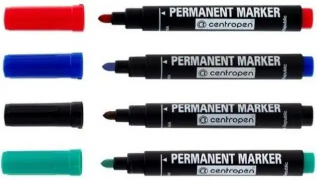 Marker permanent Centropen, diverse culori