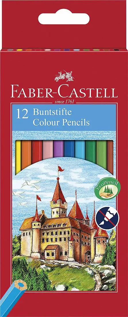 CREIOANE COLORATE 12 CULORI FABER-CASTELL