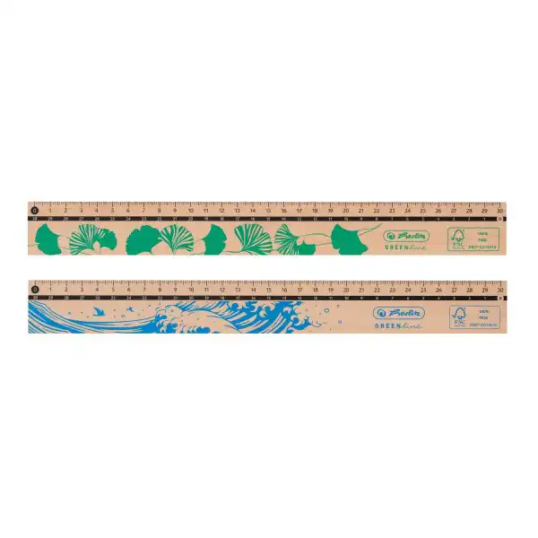 RIGLA LEMN 30CM HERLITZ