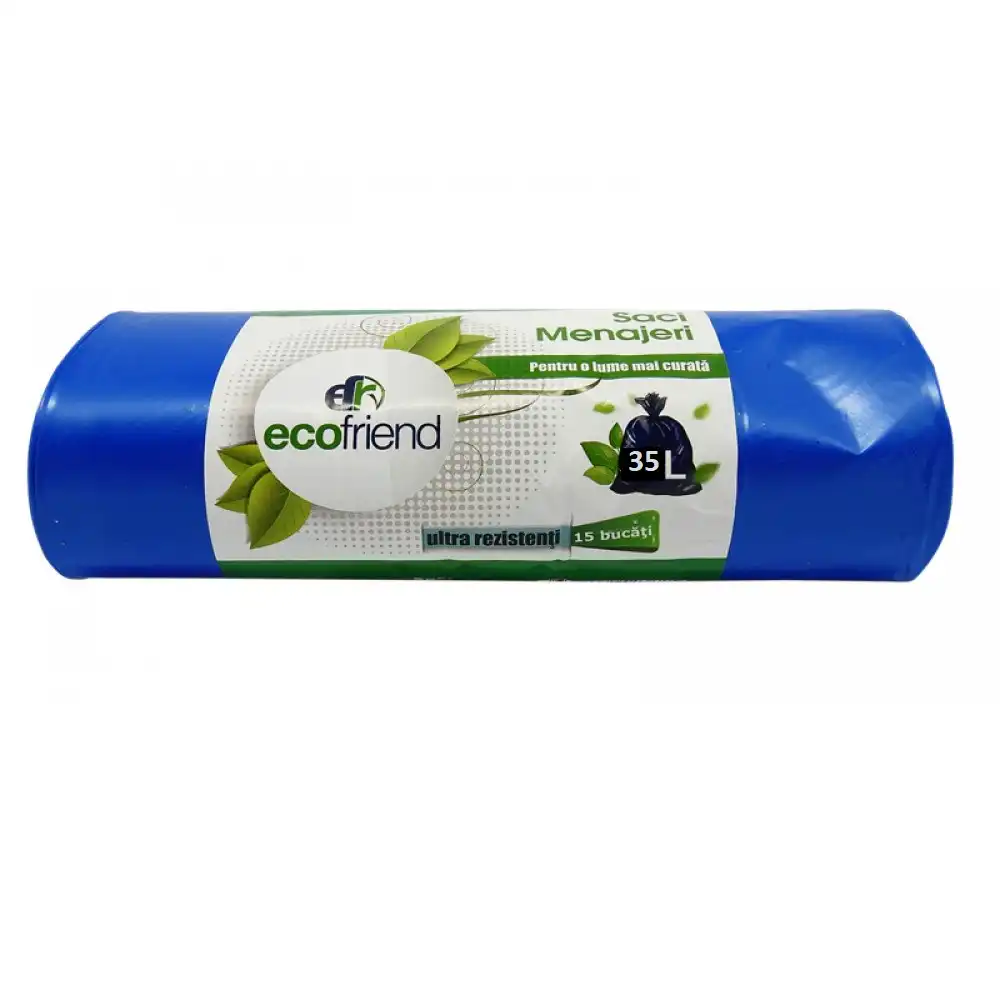 Saci menajeri Ecofriend, 35L, 15 buc/rola