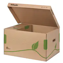 Container arhivare si transport Esselte Eco, deschidere superioara, 439 x 242 x 345mm