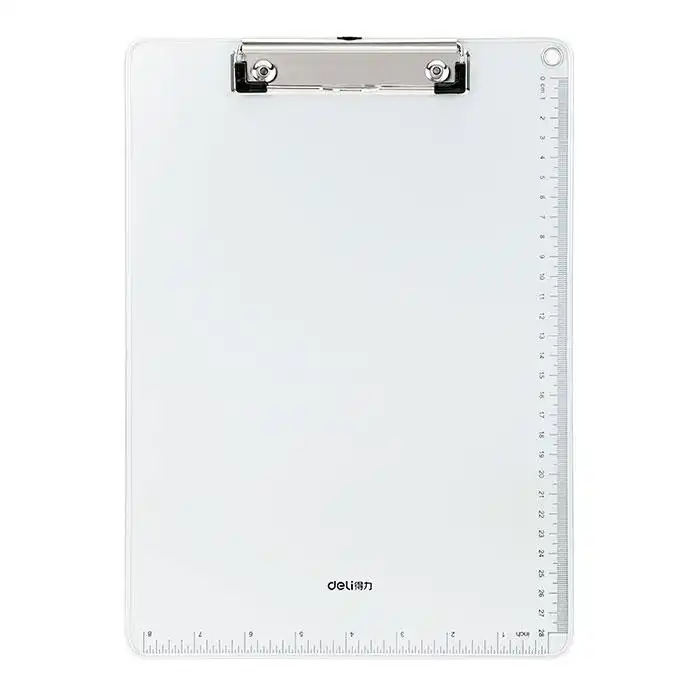 CLIPBOARD SIMPLU METAL CU RIGLA DELI